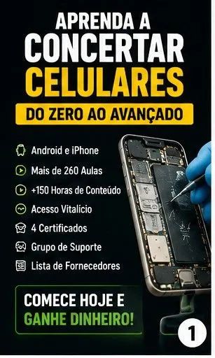 Aprenda Conserto de Celular do Zero | Curso Completo