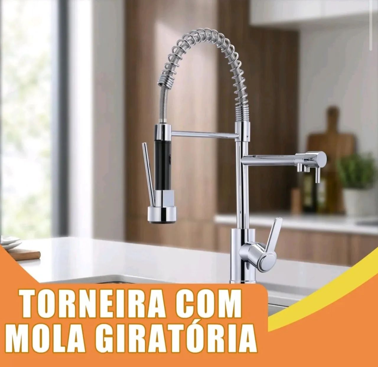 Torneira gourmet de cozinha 