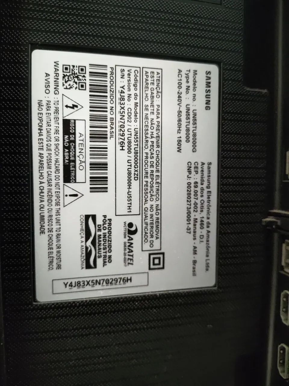 Smart tv 55" com defeito de imagem - Foto 3