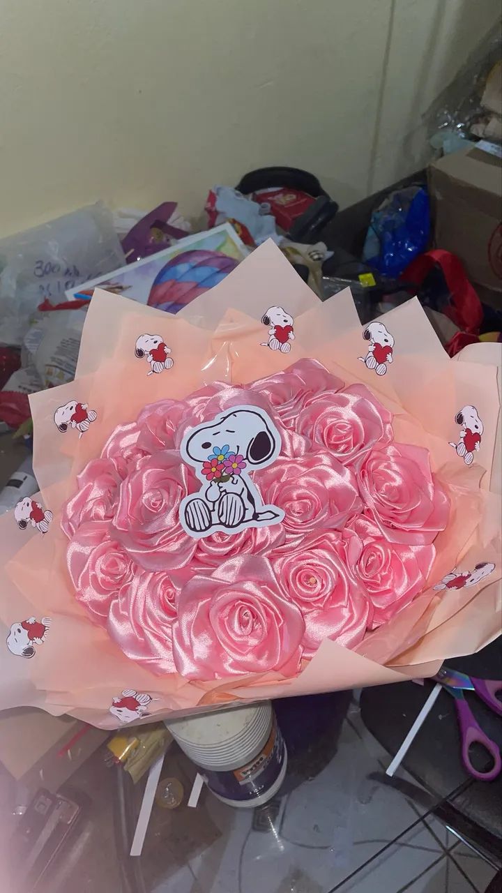 Buquê rosas eternas para presente - Foto 2