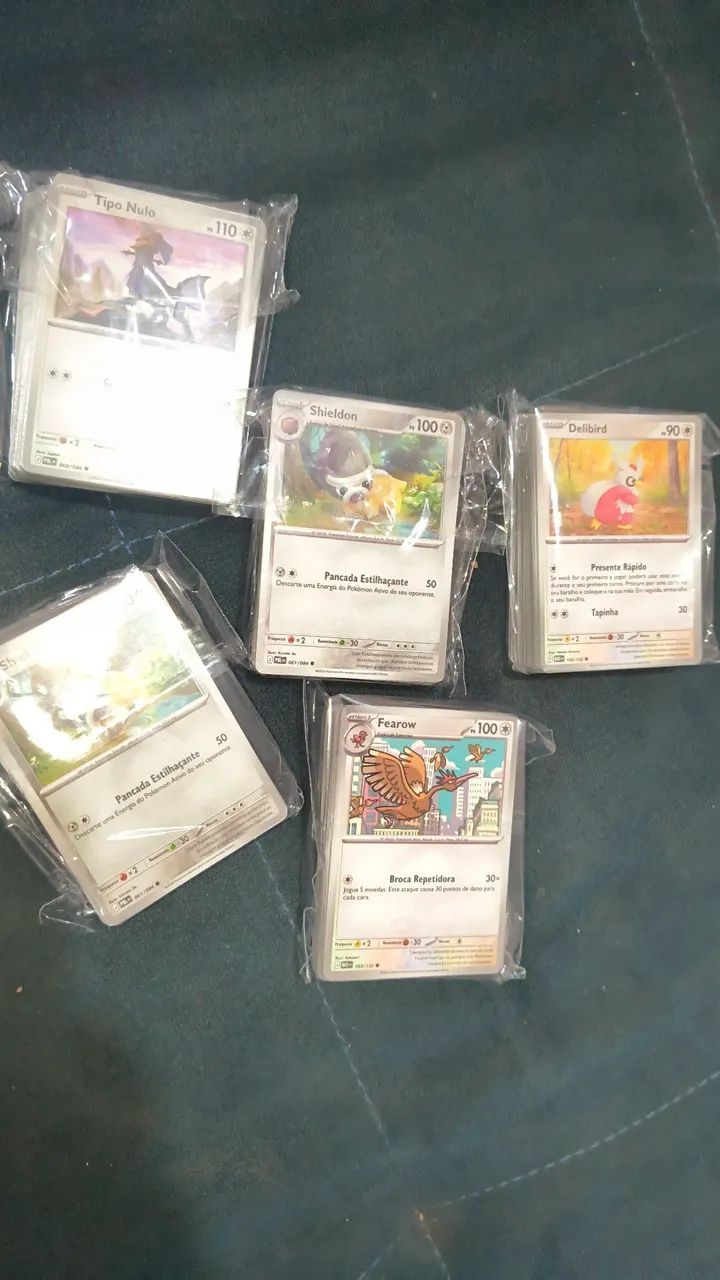 Pacote de cartas pokemon