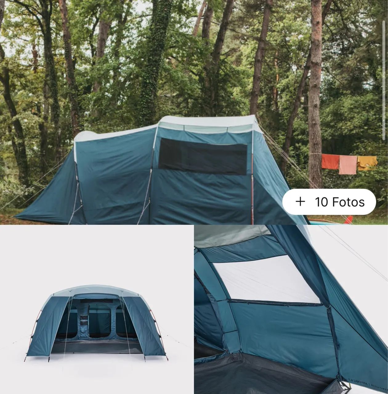 Barraca quechua 6.3 para camping  - Foto 3