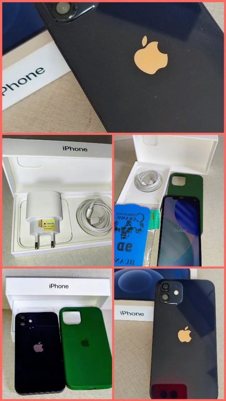 Oportunidade: iPhone 12 128GB + Acessórios Originais