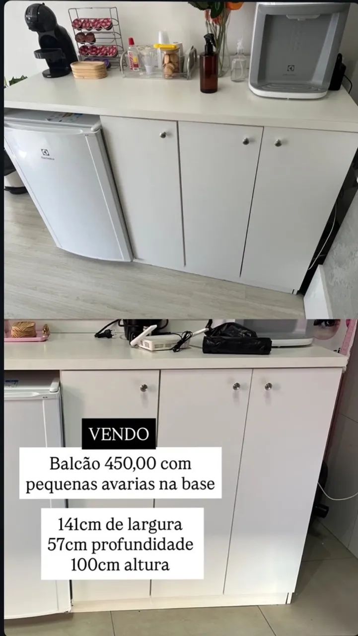 Armário canto de café 