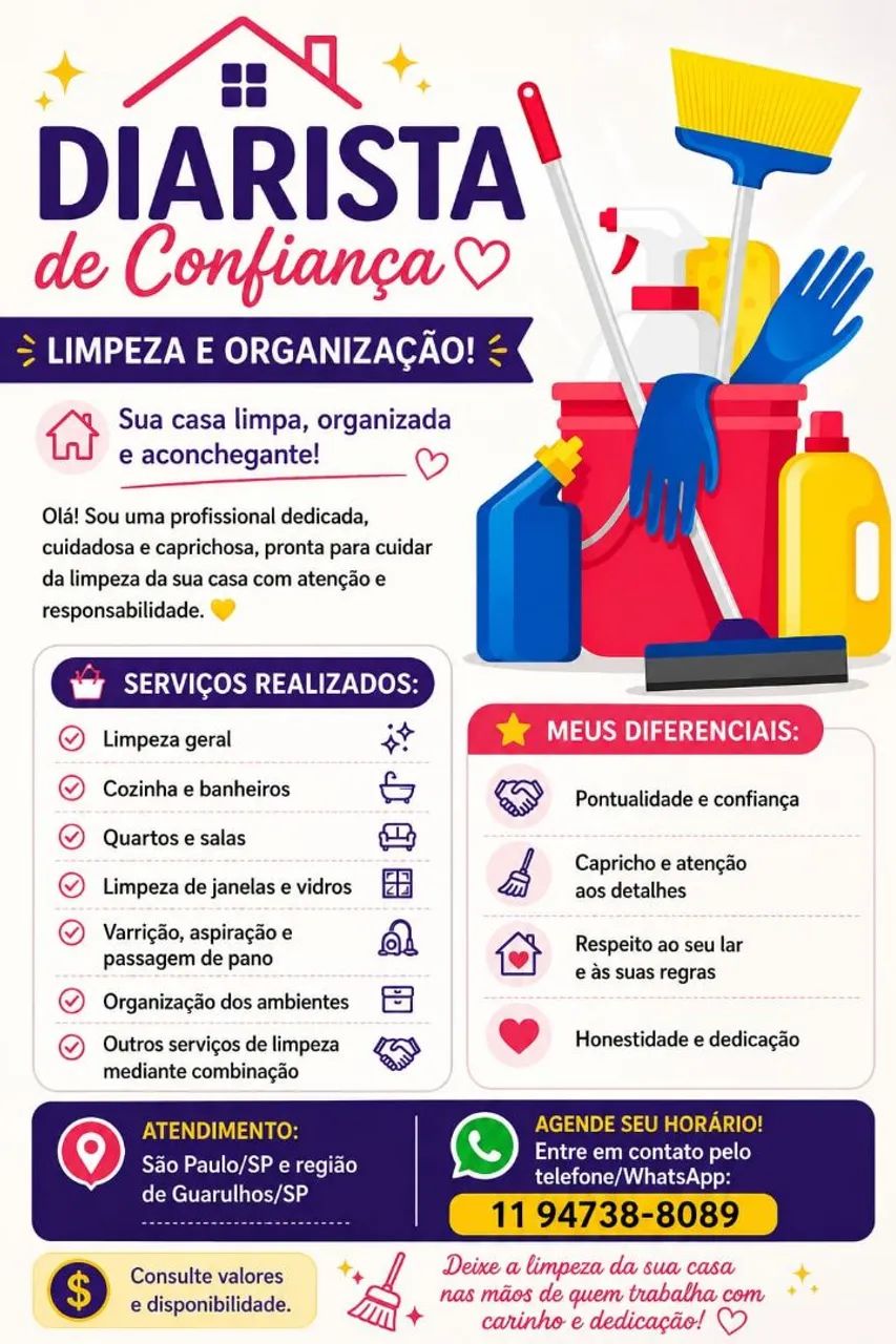 Diarista profissional 