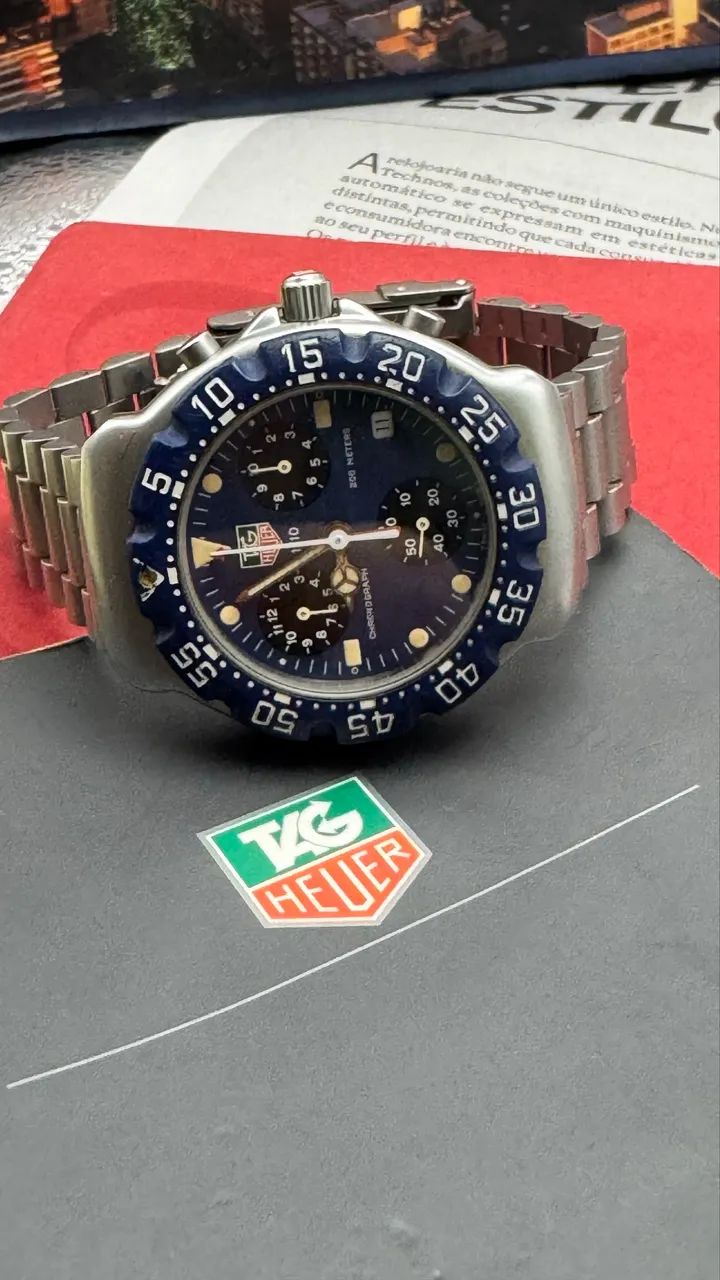Relógio TAG Heuer Formula 1 Cronógrafo Original - Ref. CA1210-RO