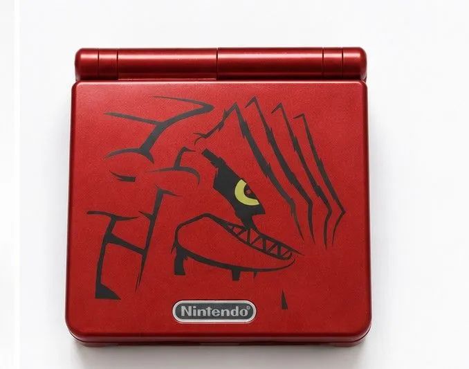 Nintendo Game Boy Advance SP IPS Backlight Tema pokémon Ruby  - Foto 2