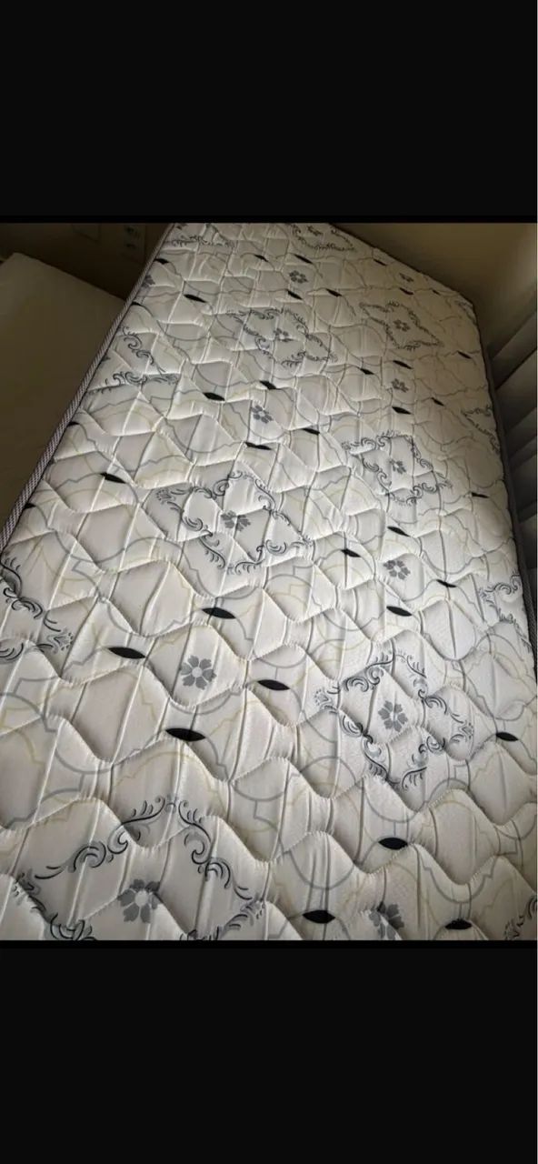 Cama box de solteiro ortobom semi nova - Foto 2
