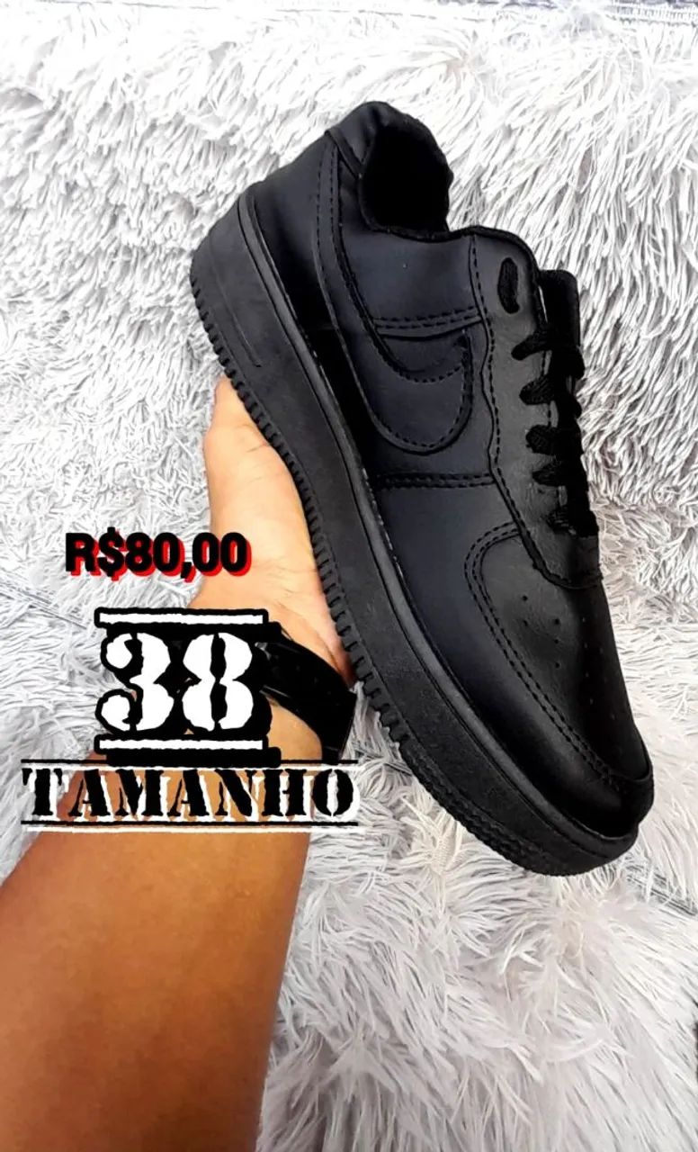 TÊNIS AIR FORCE BLACK T 38