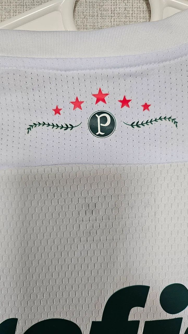 Camiseta Palmeiras estrela bordada - Foto 4