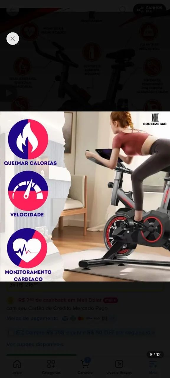 Bicicleta ergométrica - Foto 5