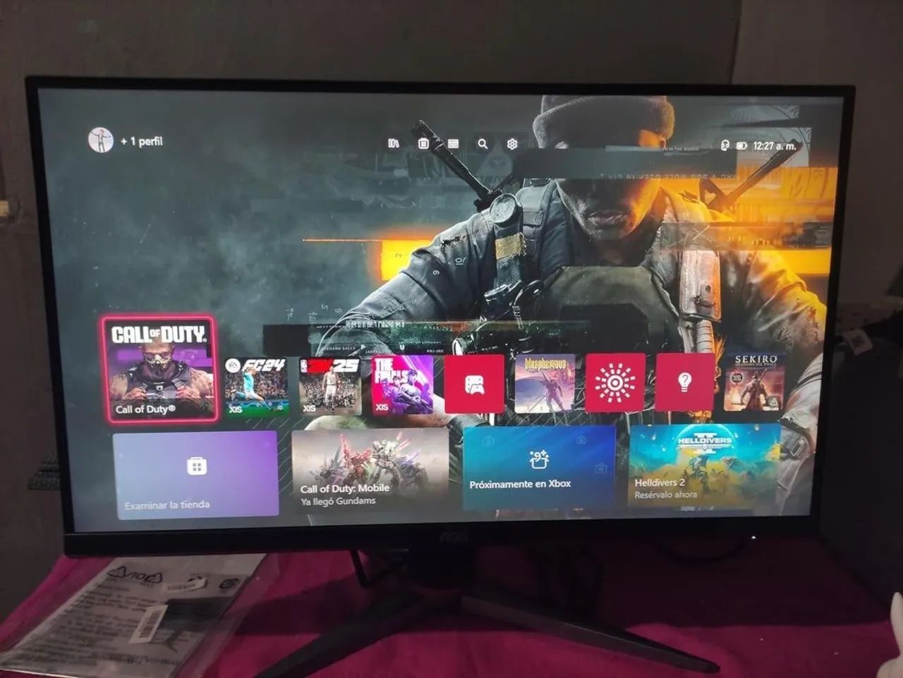 MONITOR AOC 27P 2K 155hz 