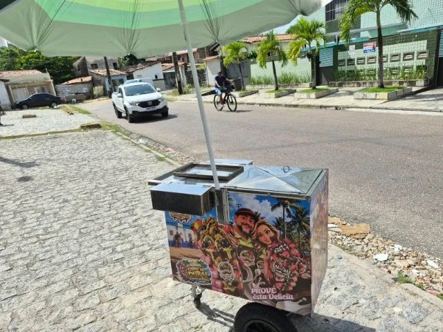 Carrinho inox com guarda sol - Foto 3