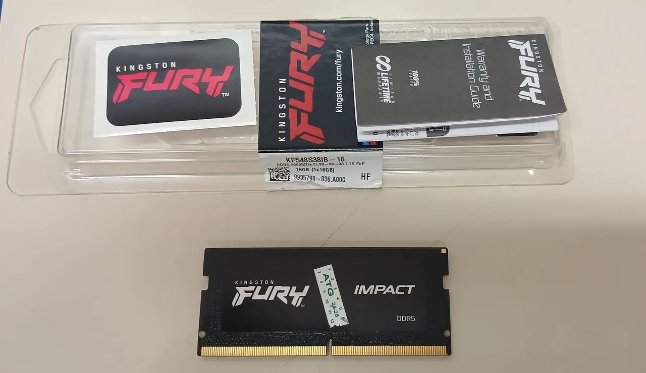 Memória DDR5 16GB Notebook - Memória RAM - Extensão do Bosque, Rio