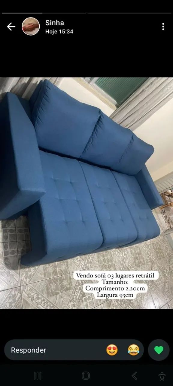 Vendo Sofá Retrátil 