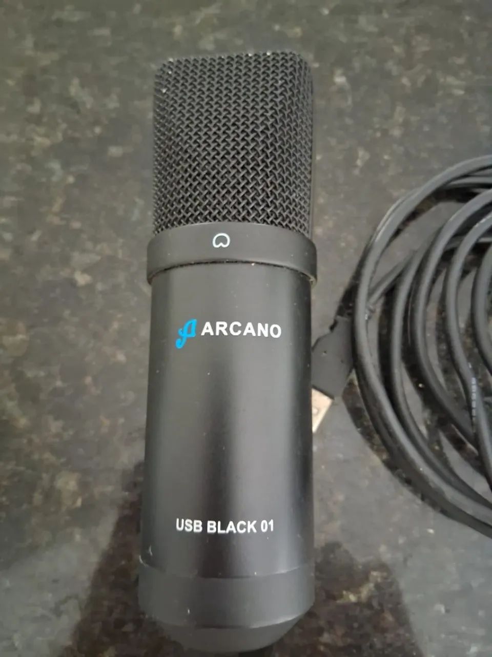 Microfone USB Arcano AM-BLACK-1 Condensador - Foto 4
