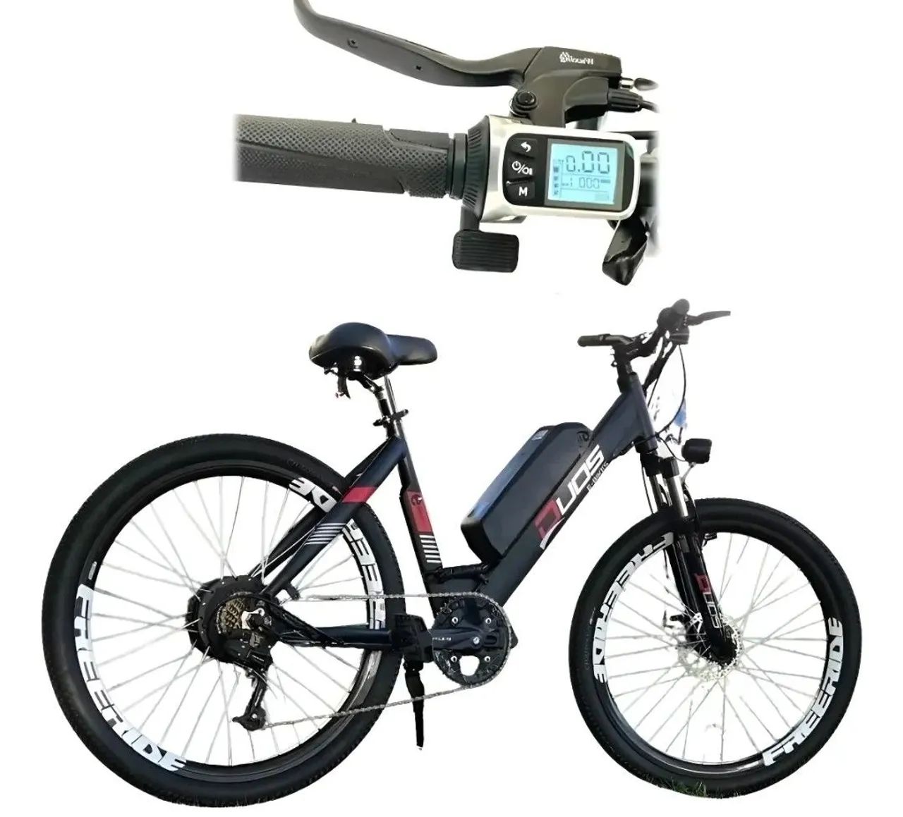 Bicicleta elétrica aro 26 nova - Foto 2