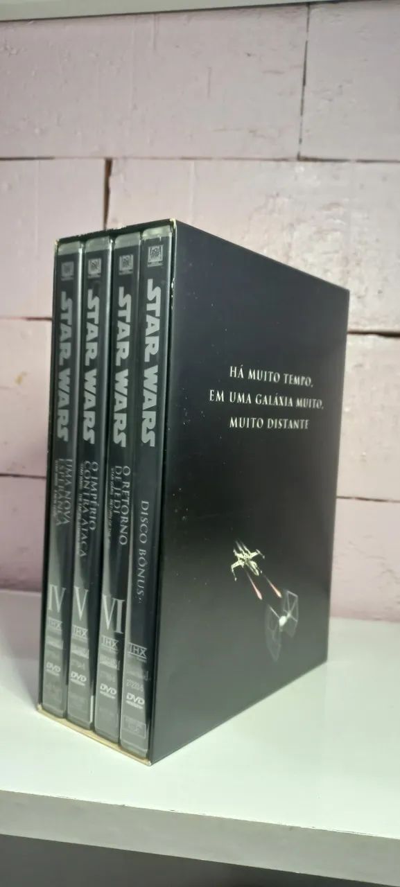 Box DVD - Trilogia Star Wars - Episódios IV, V, VI + DISCO BÔNUS (Box com 4 DVDs) - Foto 4