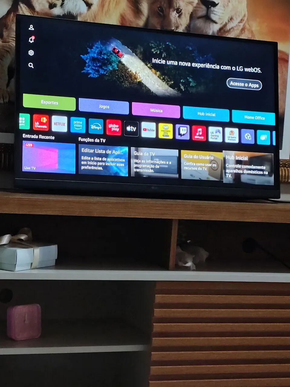 Tv LG 32 polegadas usada