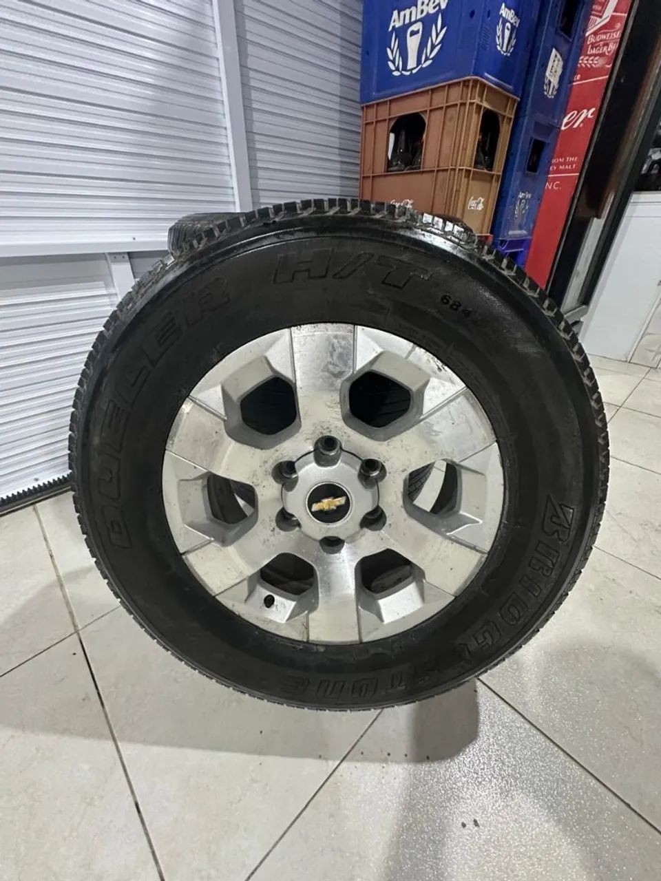 Conjunto completo de pneus e rodas da S10