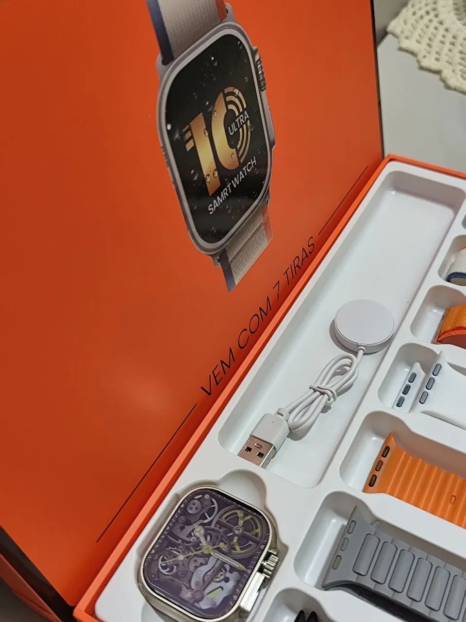 Relógio smartwhatches com 7 pulseiras - Foto 5
