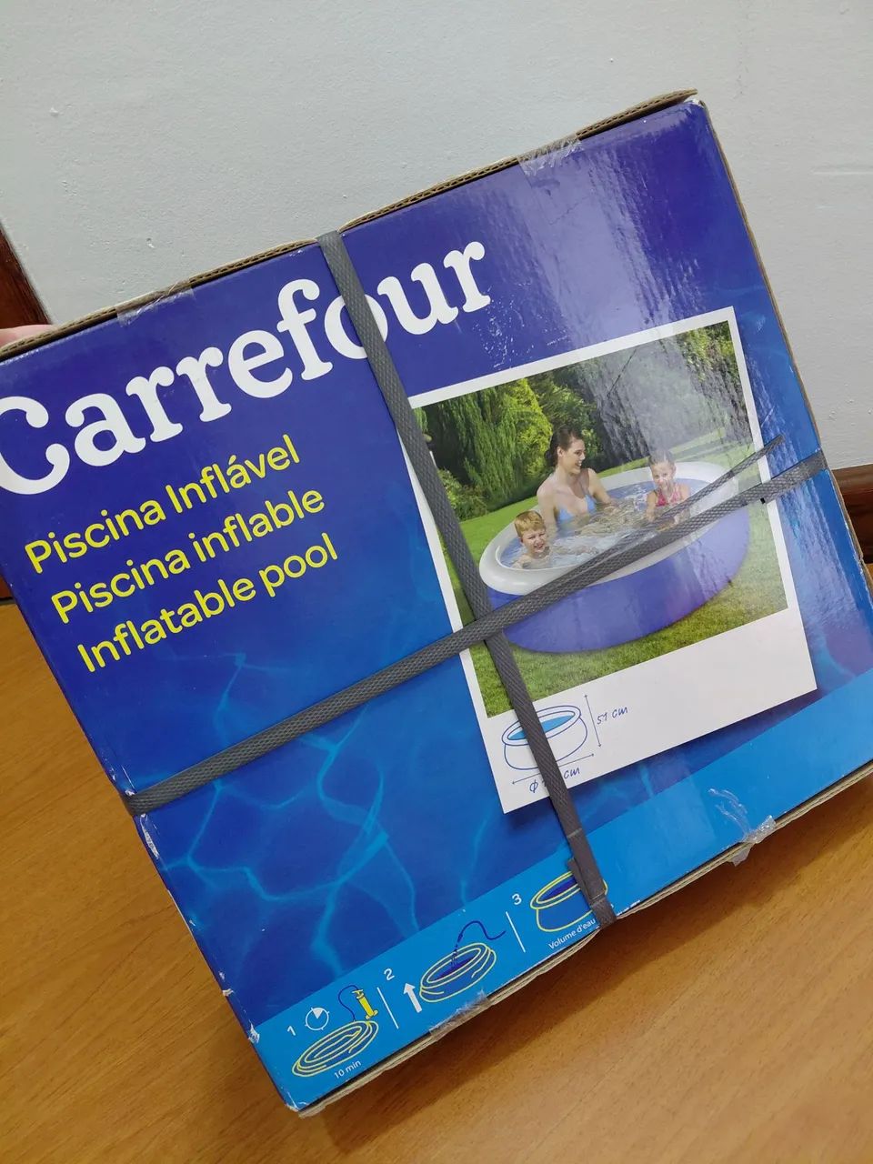 Piscina nova na caixa 168cm X 51cm - Foto 2