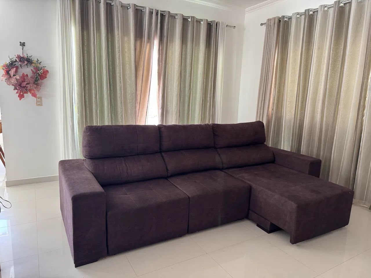 Sofá retratil 2,78m (3 partes são retrateis) - Foto 2