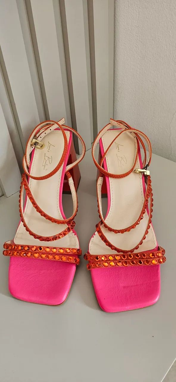 Sandália Lauras Boutique color bloco