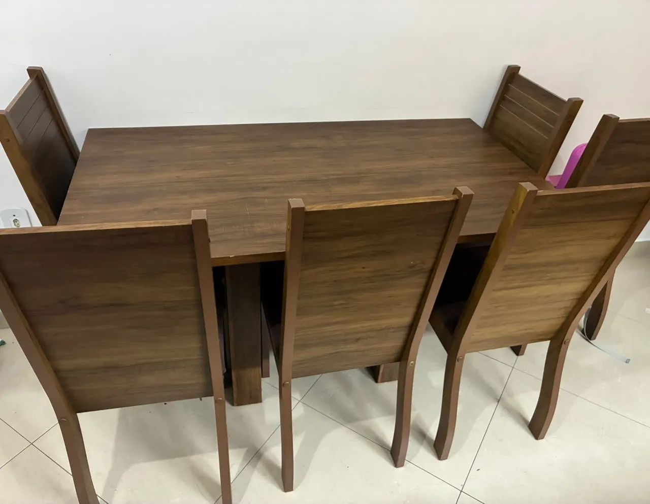 Mesa 6 cadeiras ótimos estado 