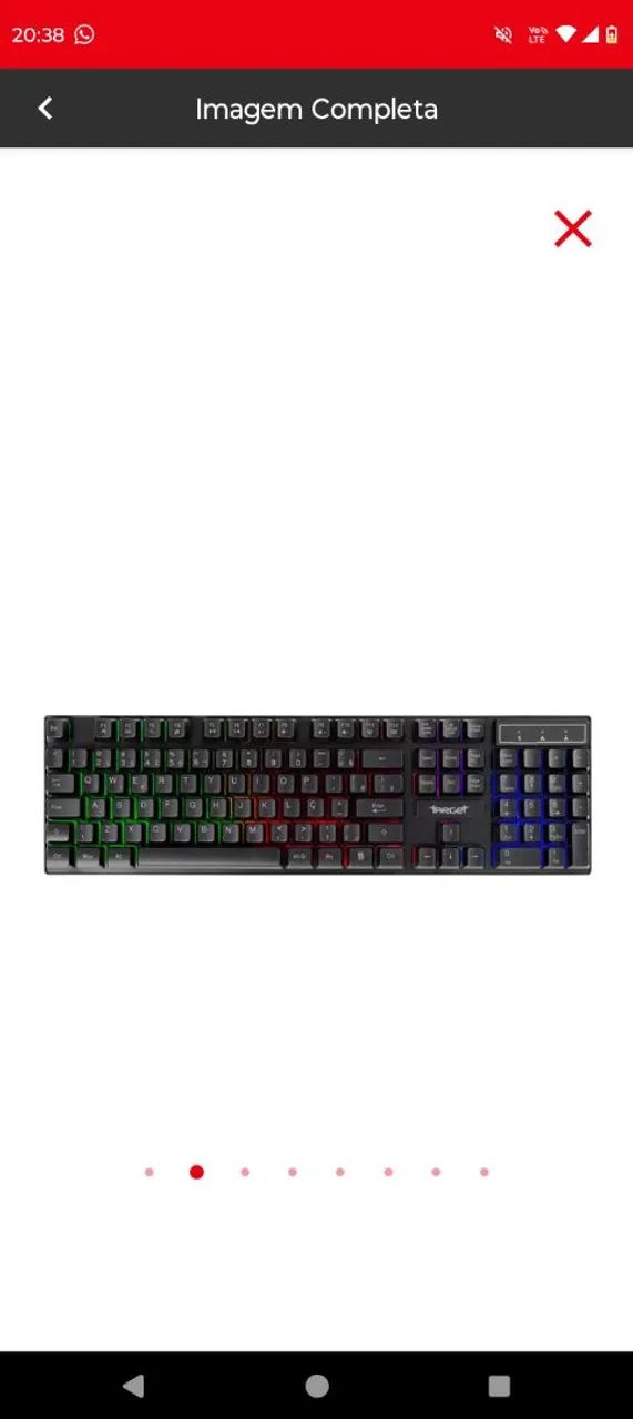 teclado ABNT RGB 