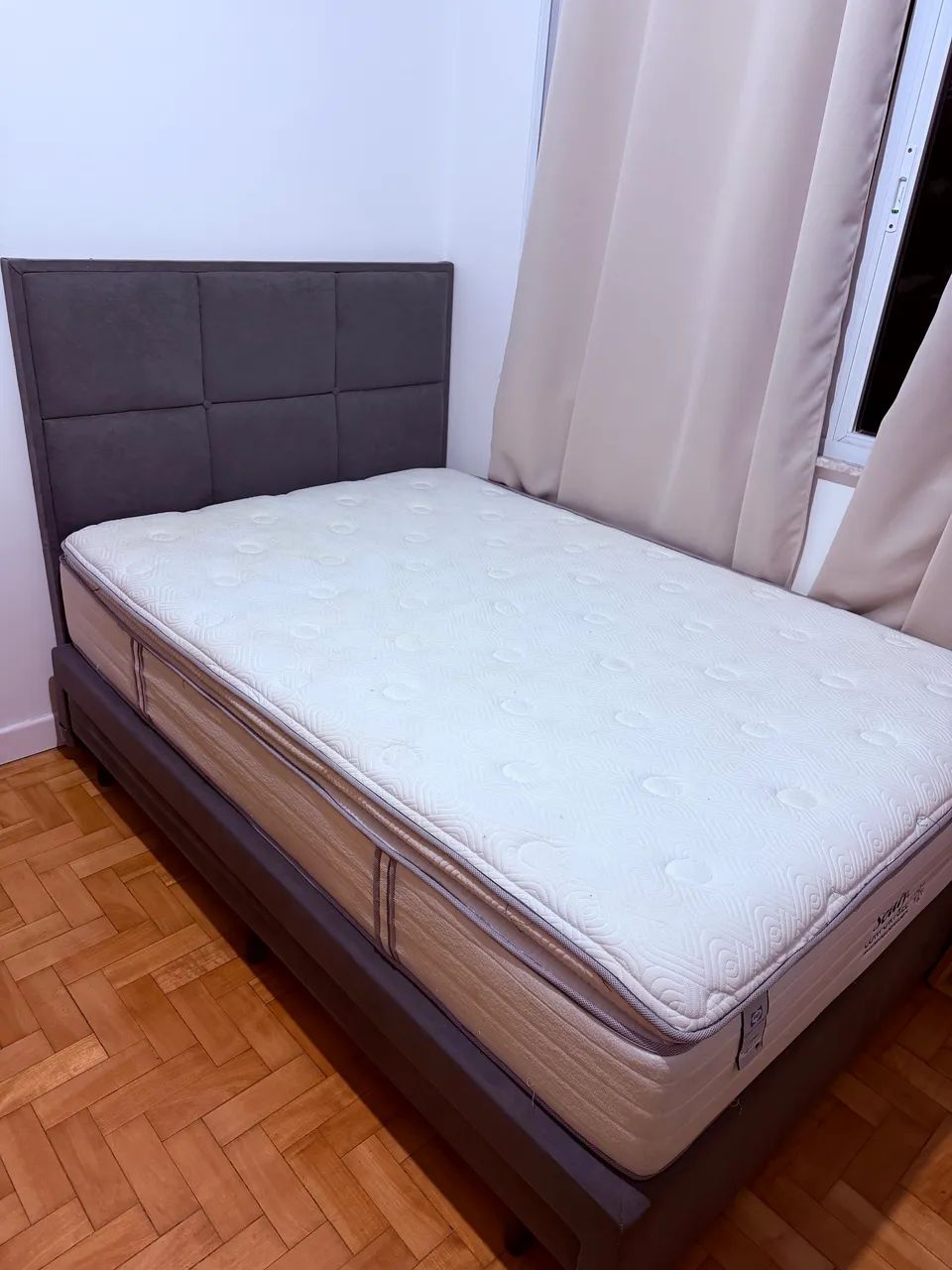 Cama com colchão com molas ensacadas  - Foto 3