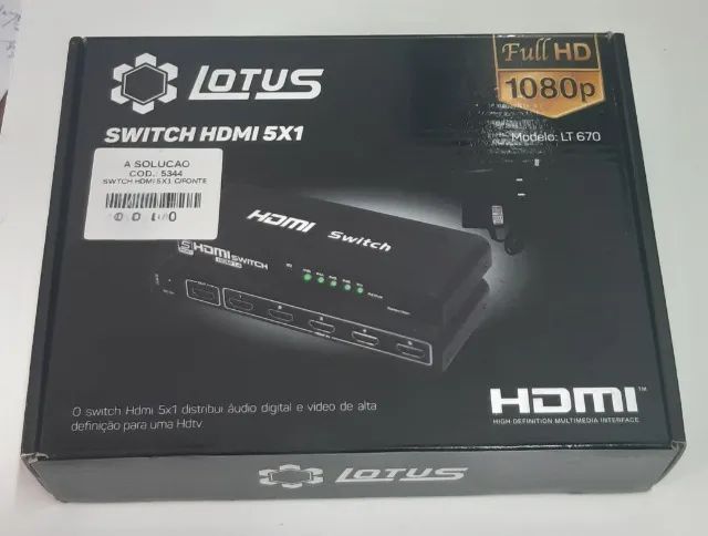 Switch HDMI 5X1