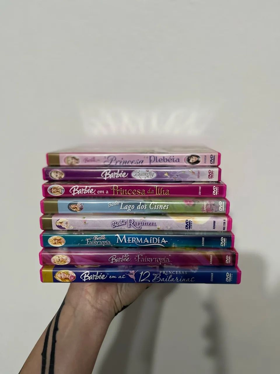 DVDs coleção  Barbie originais. 