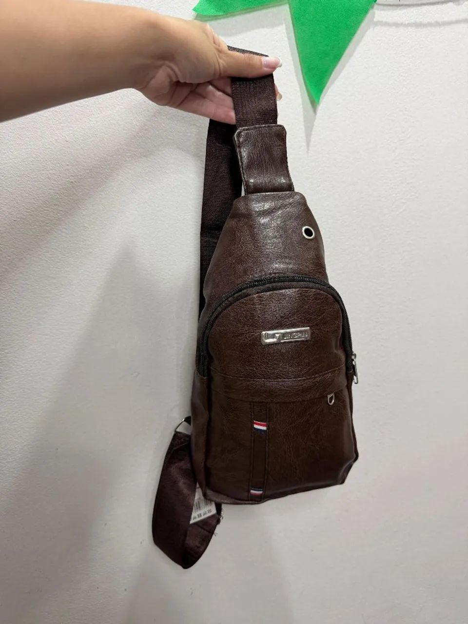 Bolsa Transversal Couro