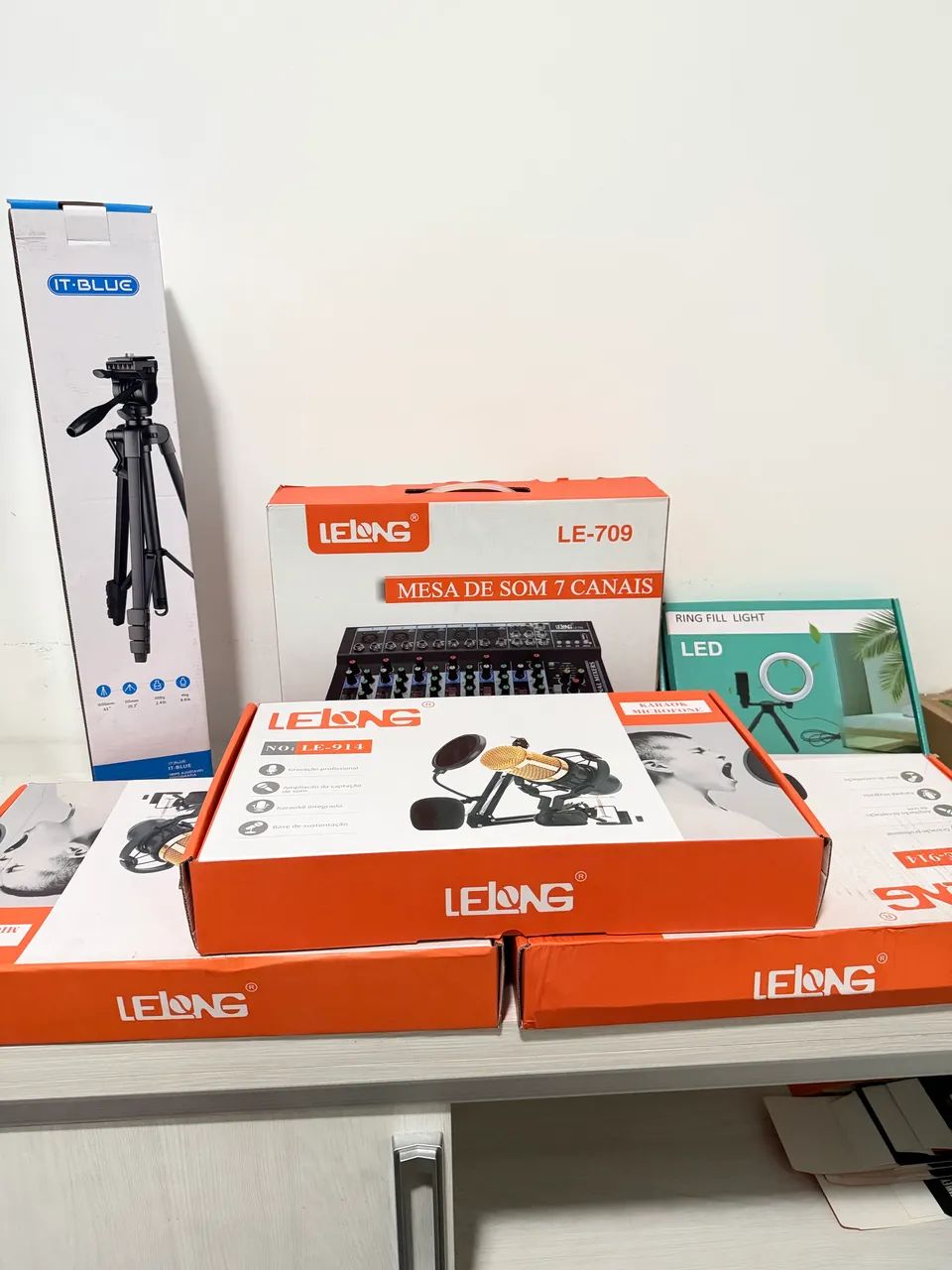 Kit completo para podcast