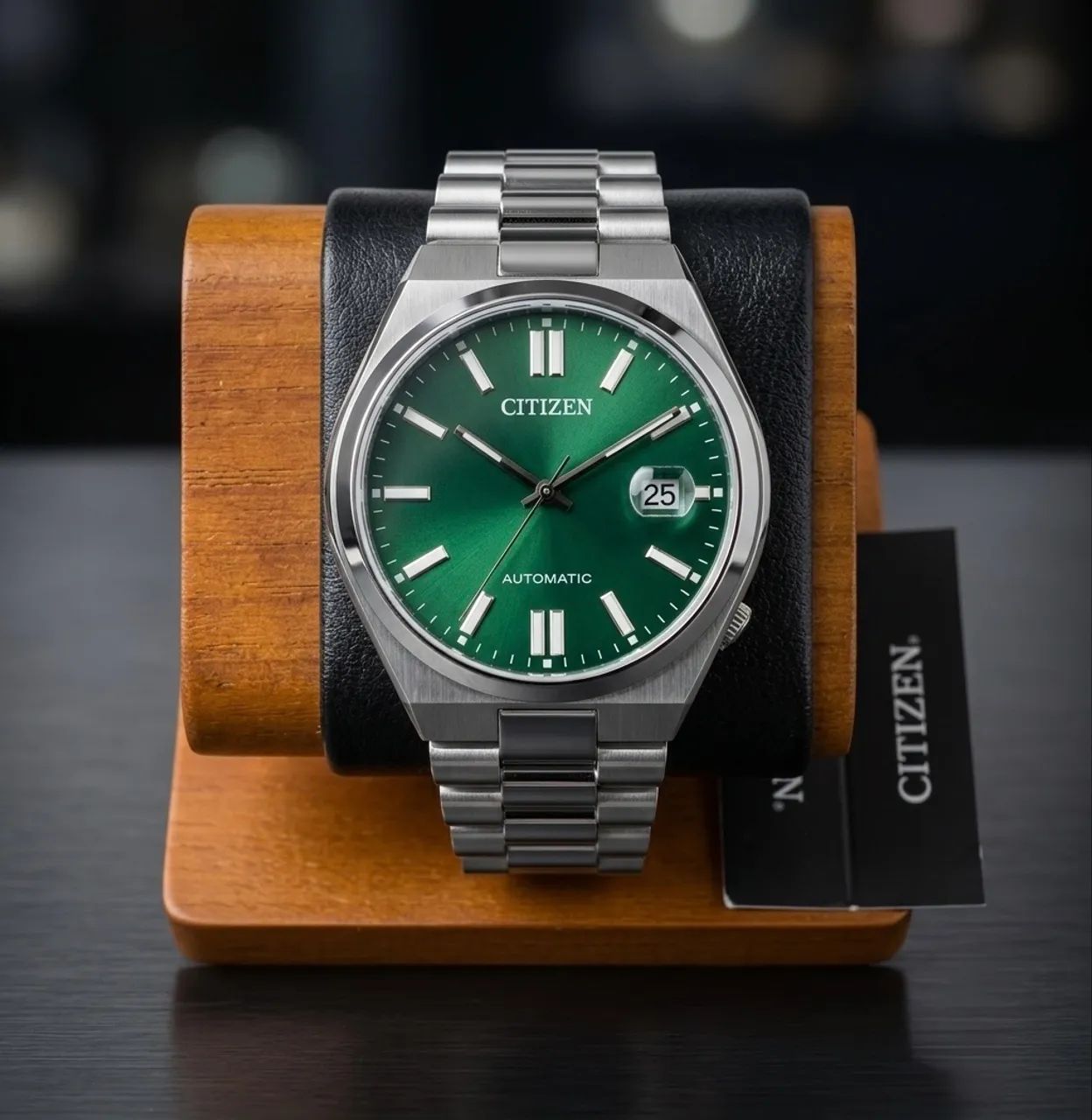 Relógio Citizen Tsuyosa Verde Novo