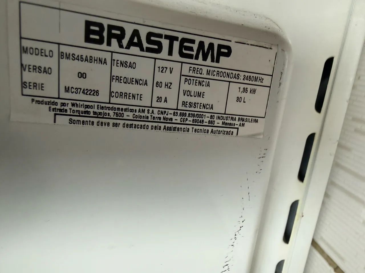 Microondas Brastemp 30 l - Foto 4