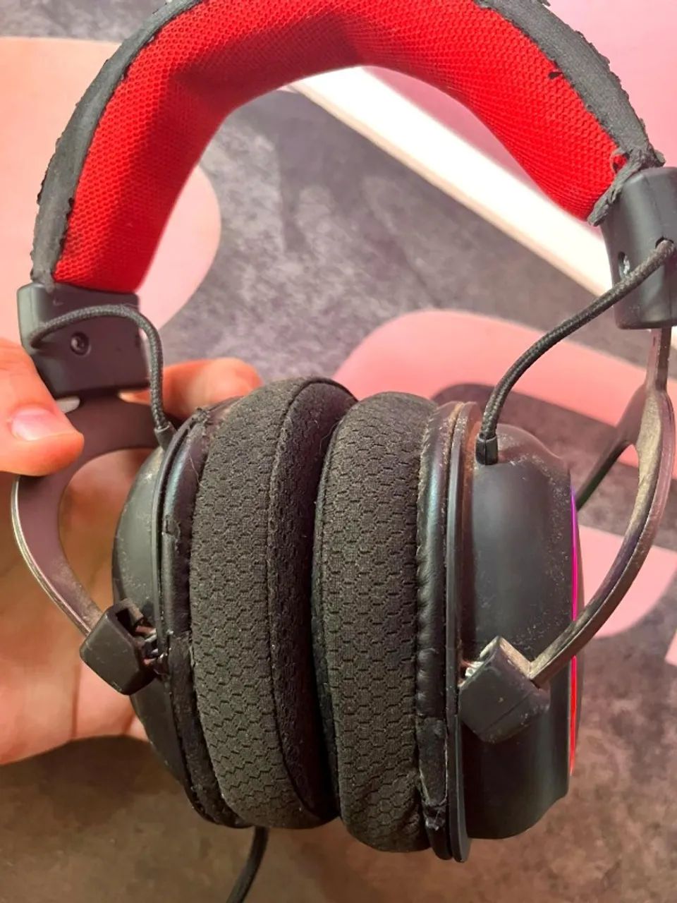 ★鈴雪⑲〜㉕★ Headset Gamer Redragon Zeus X RGB + Suporte de Mesa (Completo na