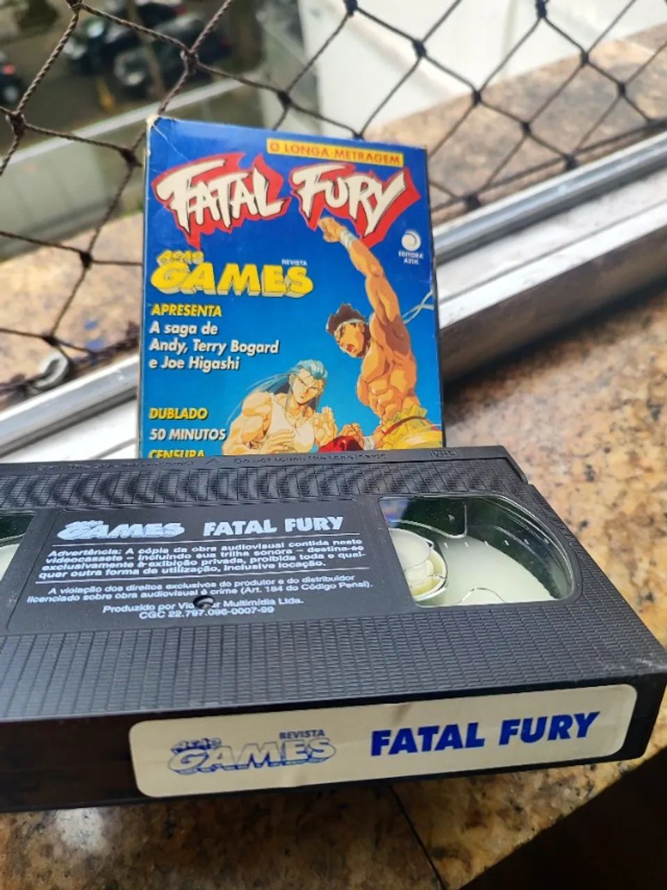 VHS Fatal Fury O longa metragem : Ação Games A história que deu