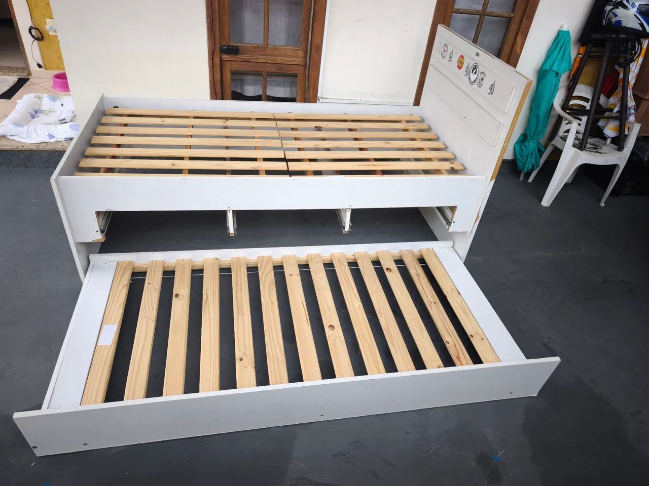 (DOAÇÃO)Cama Bicama com gavetas - Foto 2