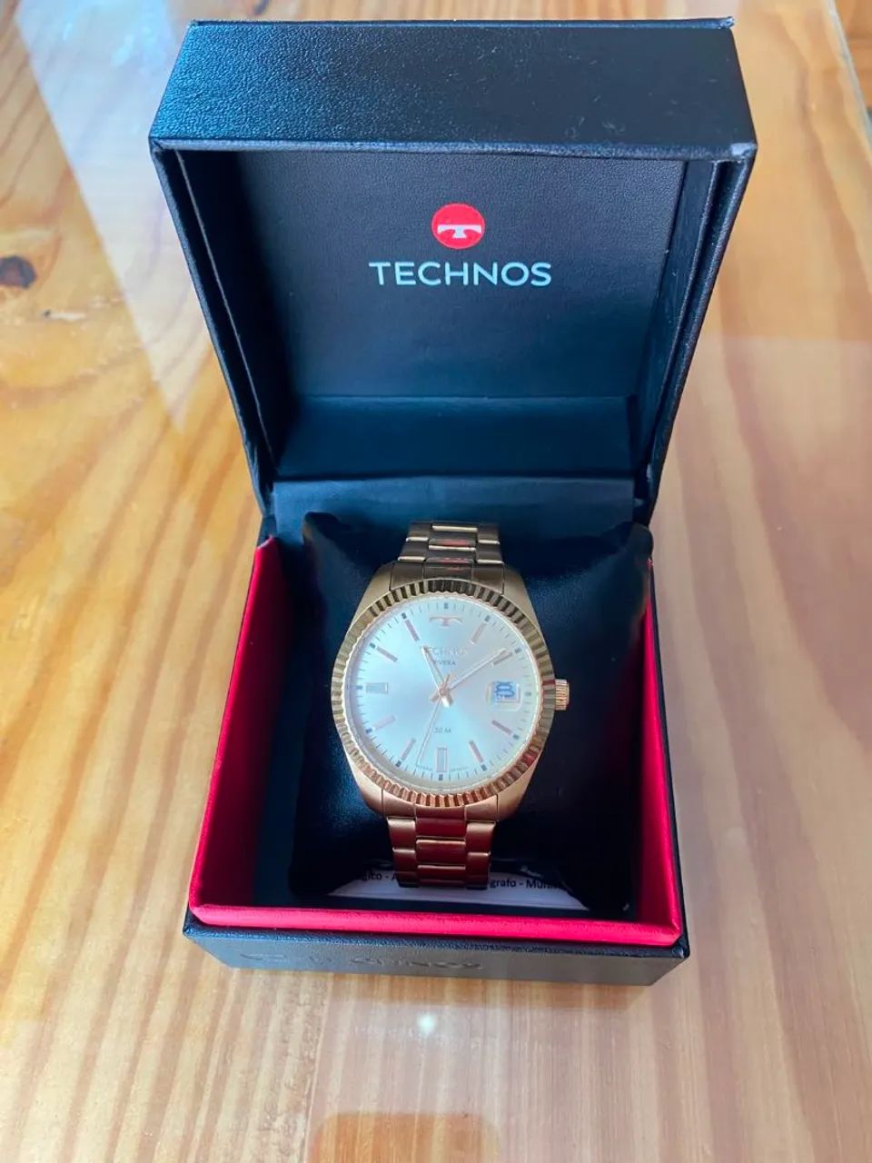 Relógio Technos Riviera dourado - Foto 5