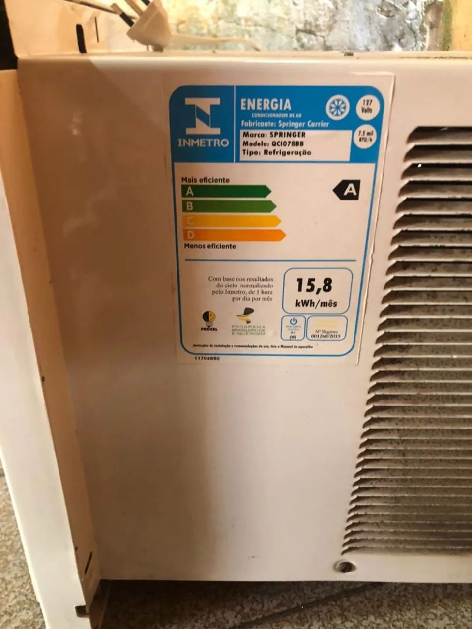 Ar condicionado 9.000 BTUs  - Foto 3