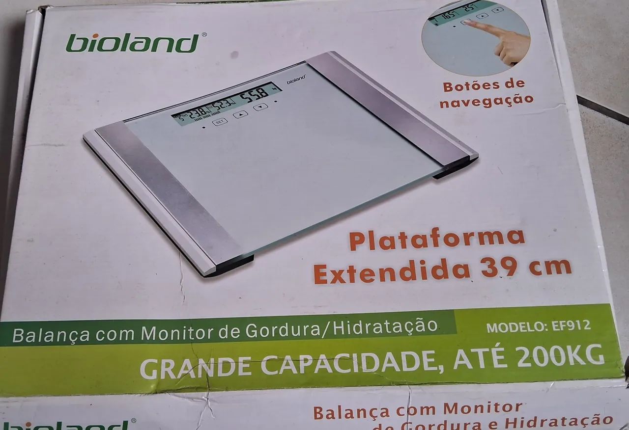 Balança Digital Bioimpedância EF912 200kg - Bioland