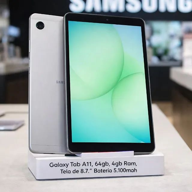 Tablet Galaxy Tab A11, 64gb, 4gb Ram, Tela De 8.7?, Chip 4G, GPS, Novo Lacrado - Foto 3