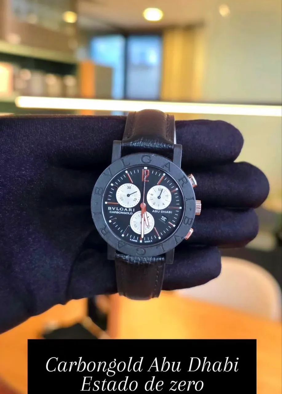 Relógio Bvgari Carbongold Abu Dhabi - Foto 2