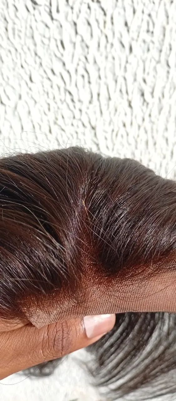 Cabelo humano, topo closure 4x4, mega hair, alongamento, interlaçamento - Foto 2