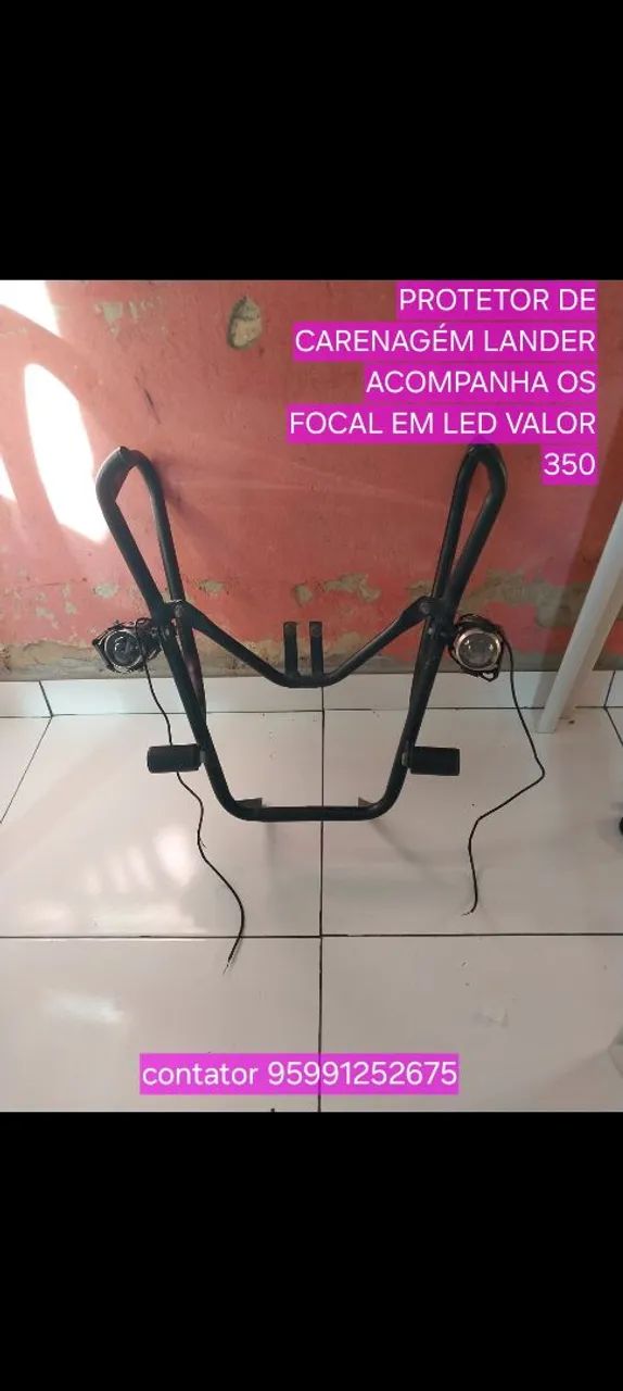 Protetor de carenagem lander de 2008 ate 2019 o modelo compativel 