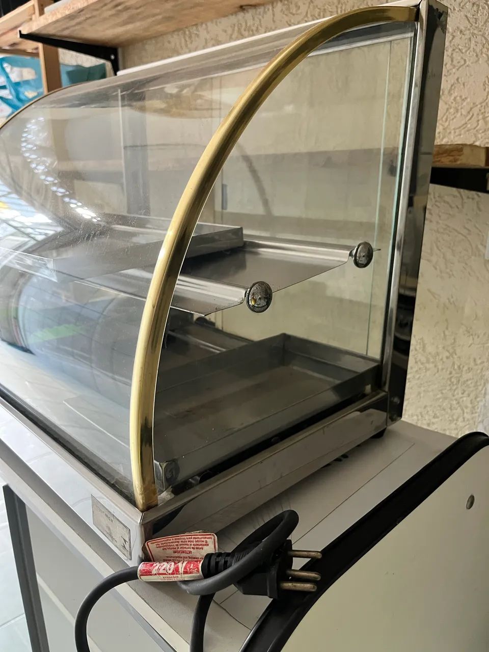 Estufa Para Salgados Dupla 6 Bandejas Vitrine Expositor Elétrica Edanca - Foto 3