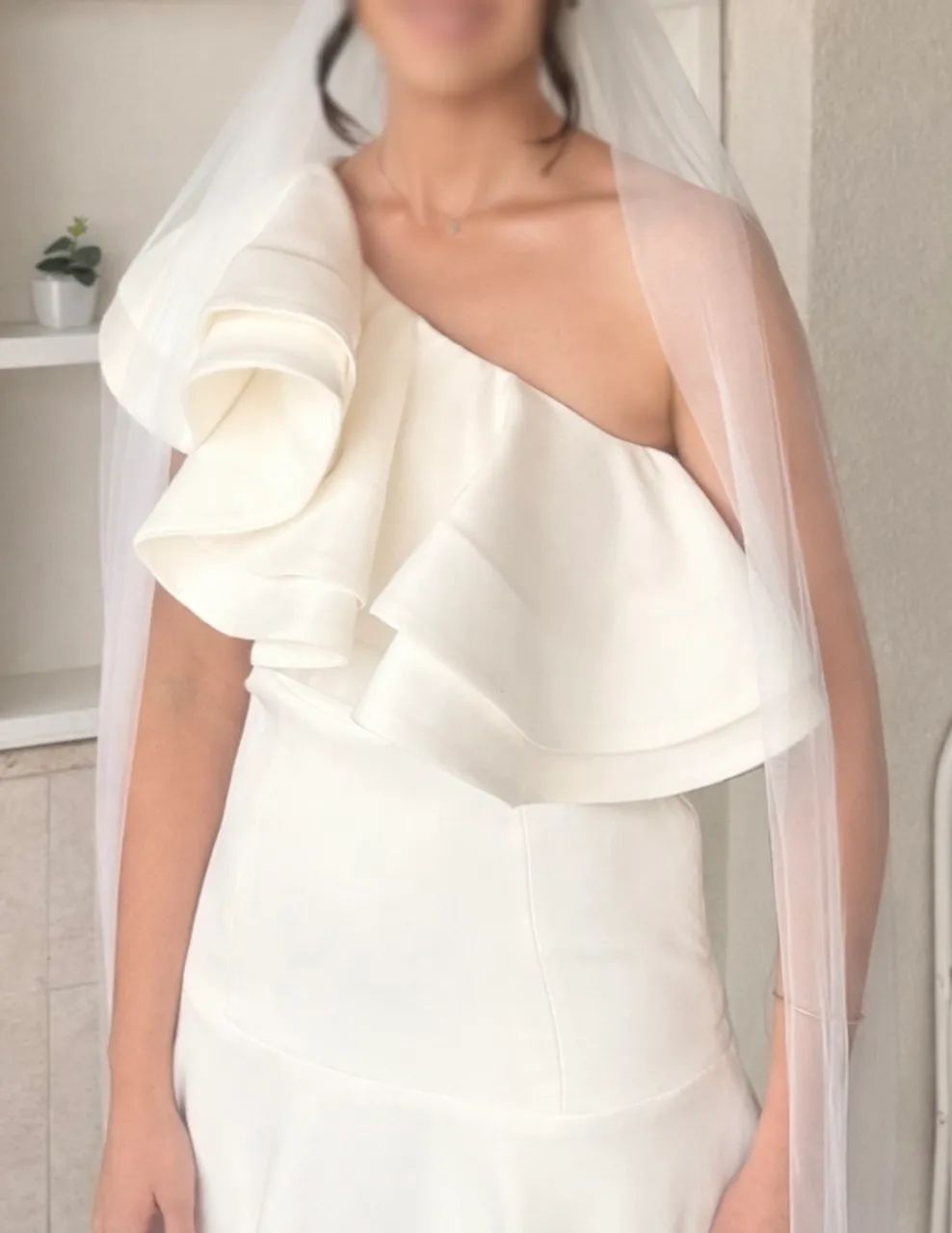 Vestido noiva off white minimalista - Foto 2