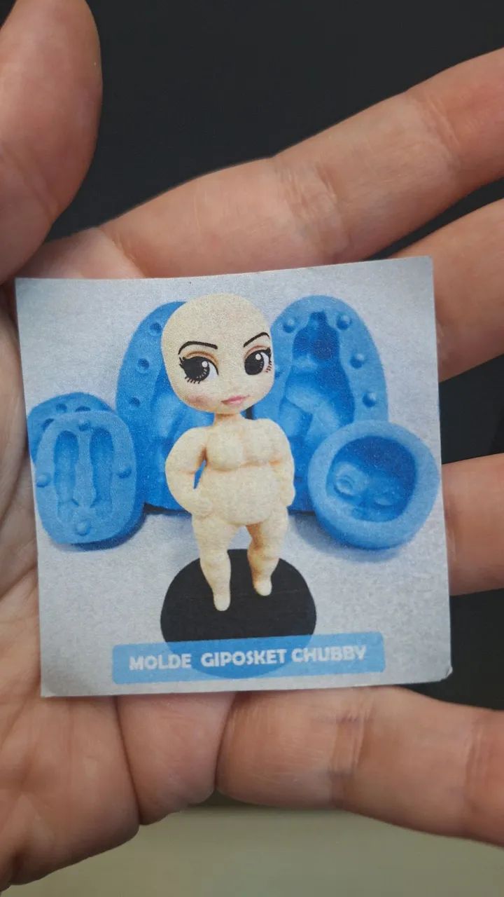 Moldes Silicone Biscuit - Giposket Chubby - Usado EXCELENTES CONDIÇÕES  - Foto 5
